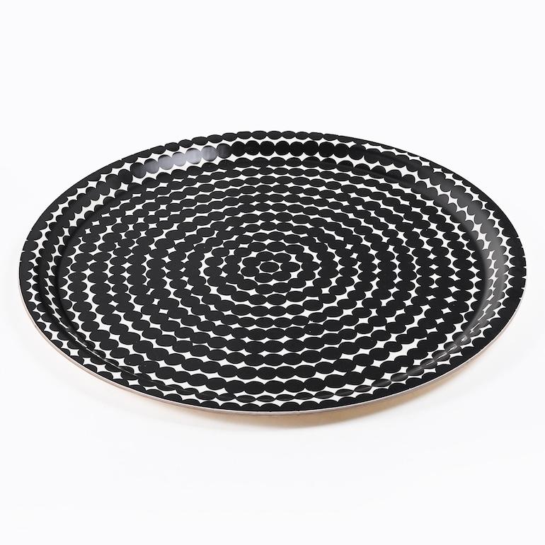 marimekko（マリメッコ） トレイ お盆 丸盆 31cm Siirtolapuutarha シ