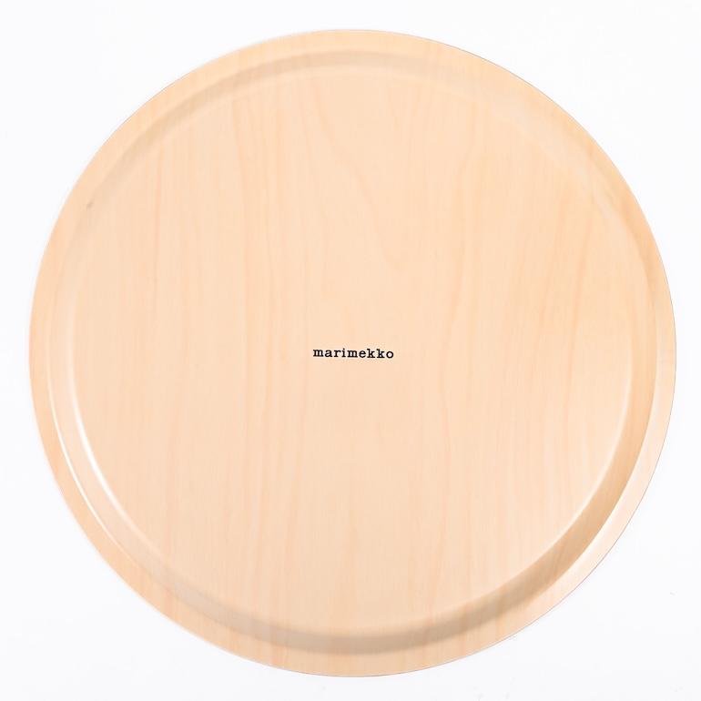marimekko（マリメッコ） トレイ お盆 丸盆 31cm Siirtolapuutarha シ