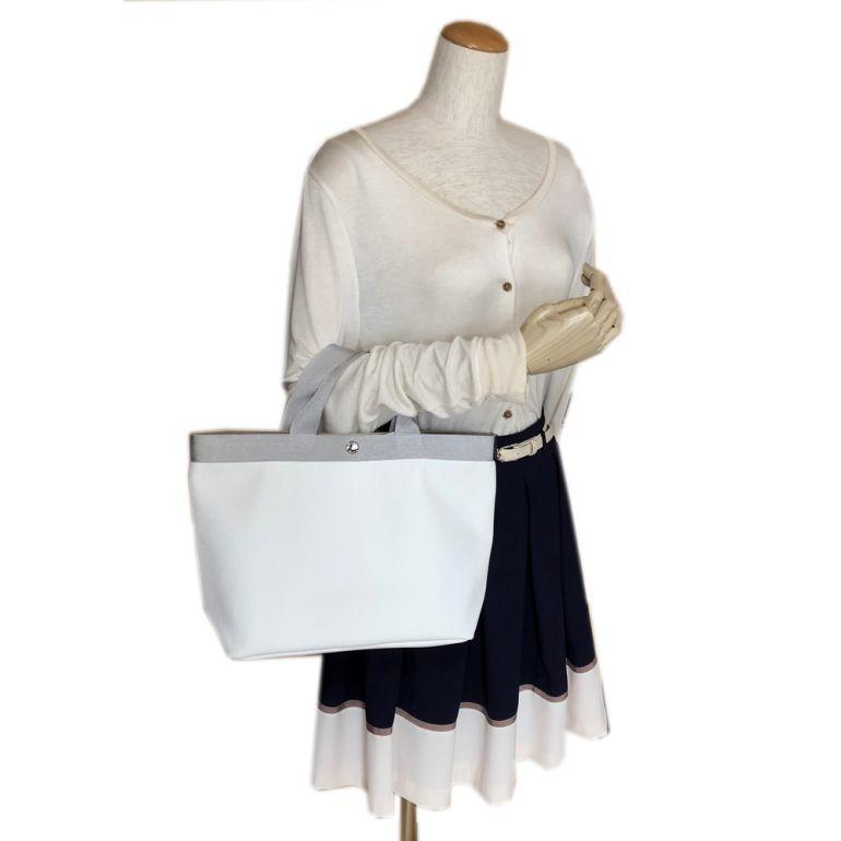 Herve Chapelier エルベシャプリエ トートバッグ レディース スクエア