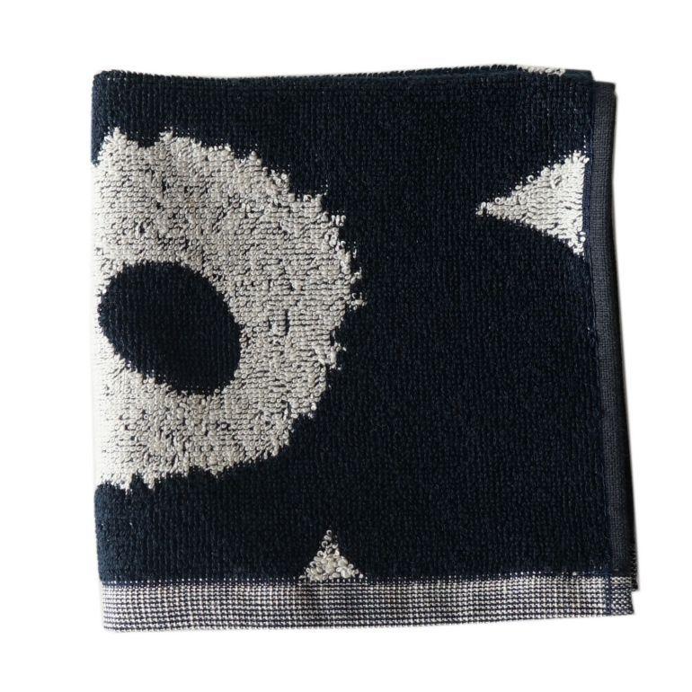 楽天カード分割 メール便可275円 マリメッコ ハンドタオル レディース ウニッコ ハンカチ ホワイト ダークブルー 851 刺しゅう可有料 刺しゅう選択時あすつく不可 Proudco Com