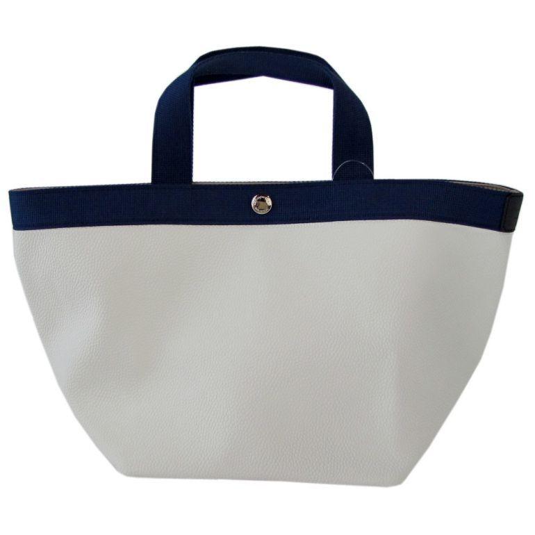 Herve Chapelier GPトートバッグ ホワイト/ネイビー GP – エルベシャプリエ 公式オンラインストア Hervé Chapelier