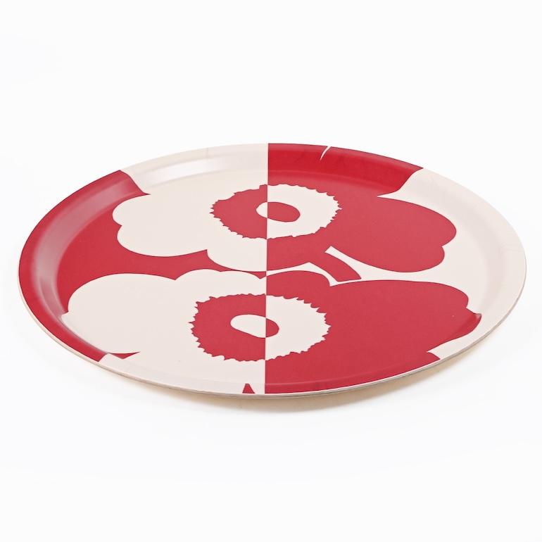 marimekko（マリメッコ） トレイ お盆 丸盆 31cm Pieni Unikko