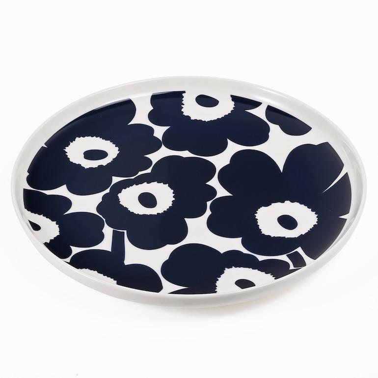 marimekko（マリメッコ） プレート 24cm UNIKKO ウニッコ ダークブルー