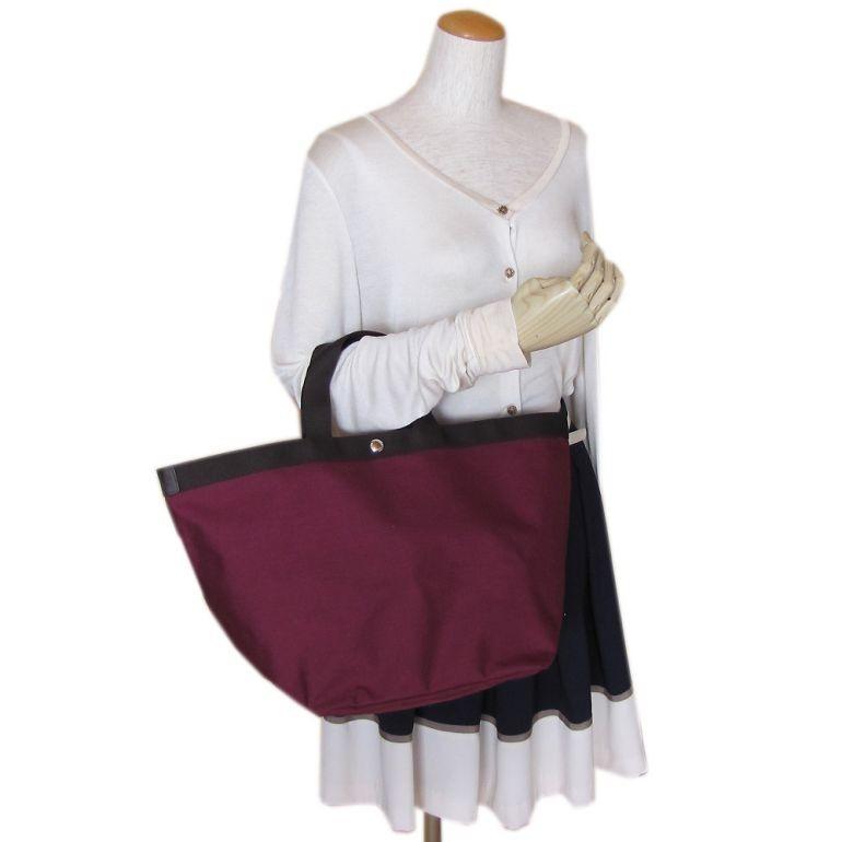 エルベシャプリエ 725C 舟型トートバッグL コーデュラナイロン　モカ×モカ エルベシャプリエ「725C・コーデュラ舟型トートL」の