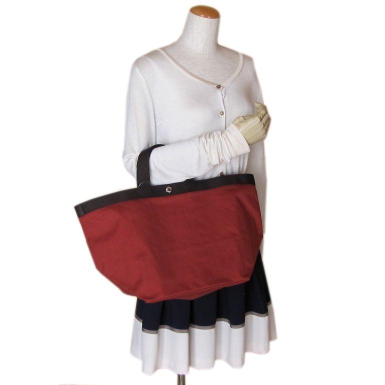 Herve Chapelier（エルベシャプリエ） トートバッグ レディース 舟形 L