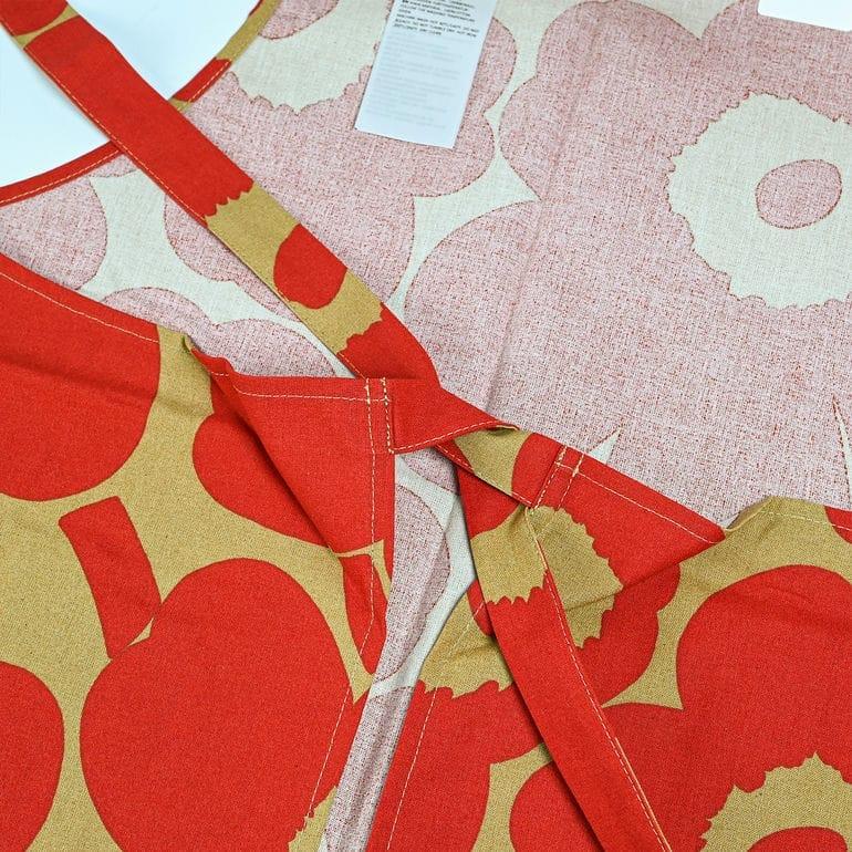 marimekko マリメッコ エプロン ピエニ ウニッコ レッド marimekko マリメッコ エプロン ピエニ ウニッコ レッド