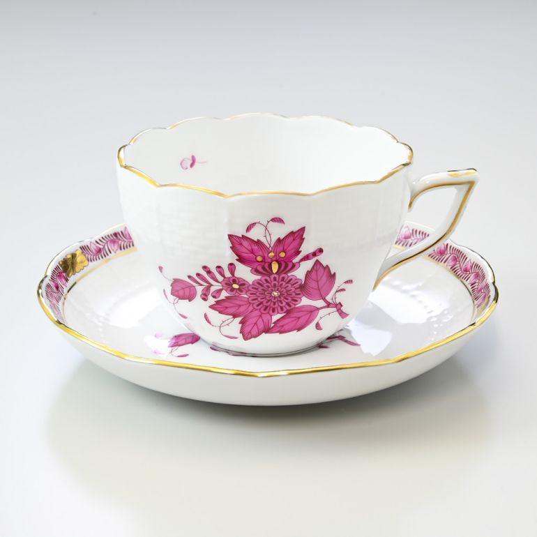 美品ヘレンドデミタス7点セット Apponyi アポニー ピンク