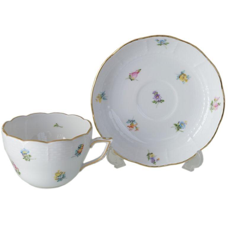 ヘレンド（HEREND） ティーカップ&ソーサー ミルフルール 洋食器 200ml