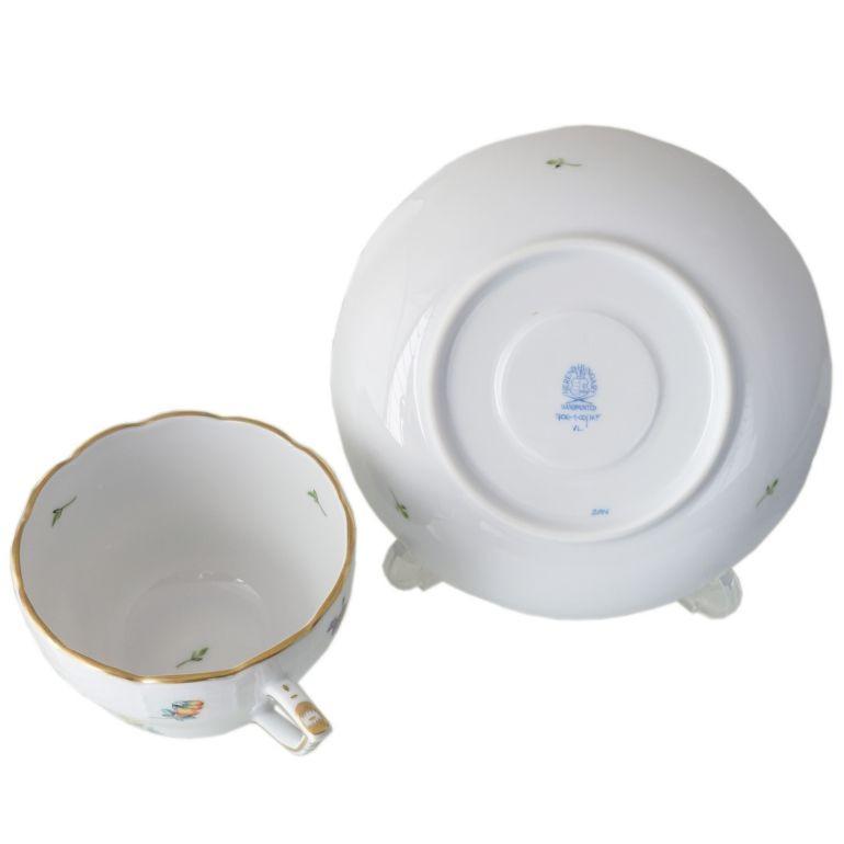 ヘレンド（HEREND） ティーカップ&ソーサー ミルフルール 洋食器 200ml