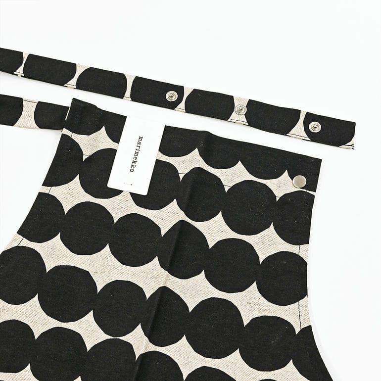 marimekko（マリメッコ） エプロン Rasymatto ラシィマット ブラック