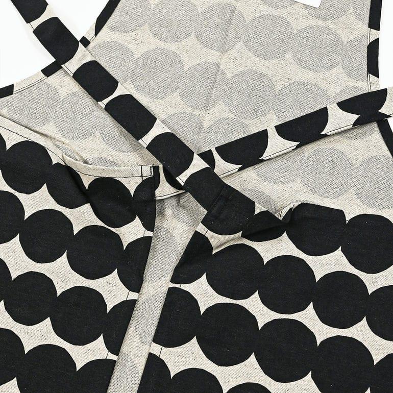 marimekko（マリメッコ） エプロン Rasymatto ラシィマット ブラック