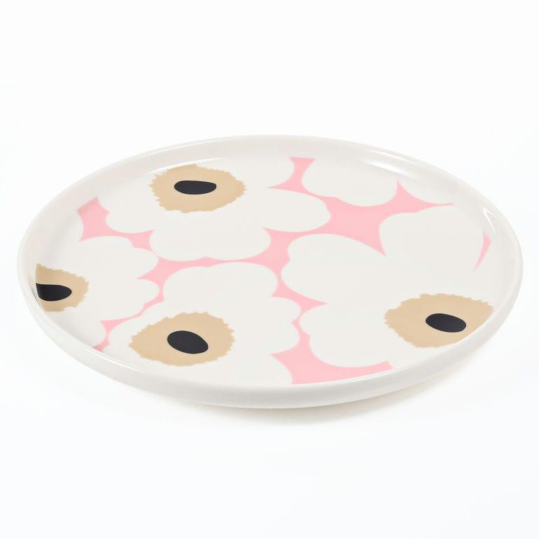 marimekko（マリメッコ） プレート 20cm ウニッコ オフホワイト ピンク