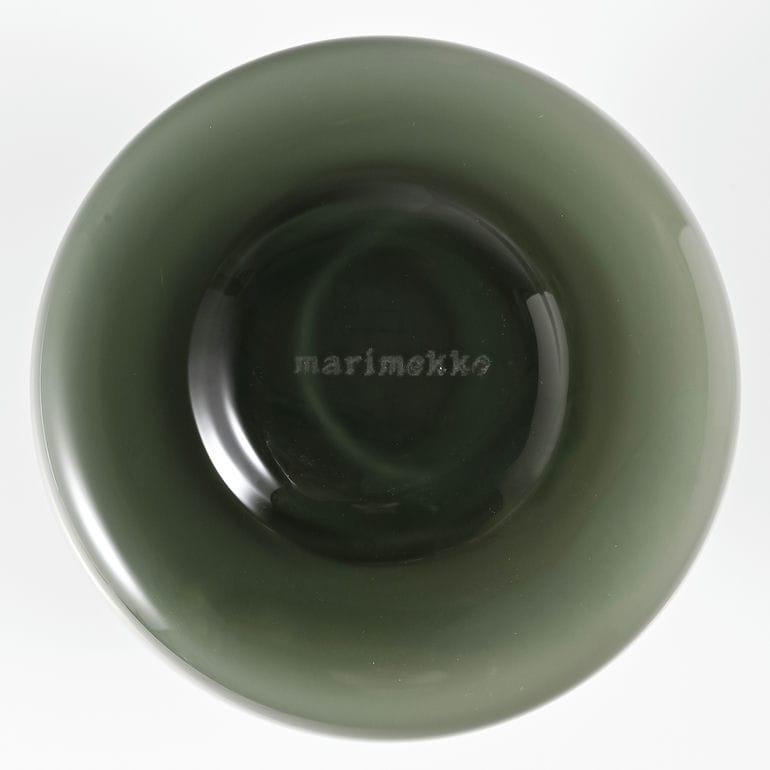 marimekko（マリメッコ） ベース 花瓶 FLOWER グラスベース チャコール