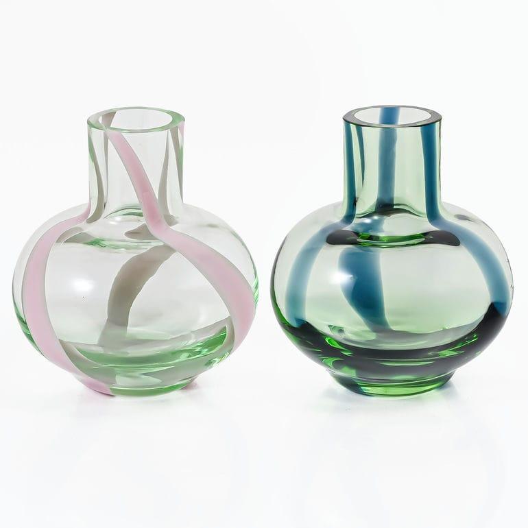 希少　マリメッコ　フラワーベース　新品　Mini ベース ミントグリーン marimekko（マリメッコ） ベース ミニ 花瓶 2個セット ライトグリーン