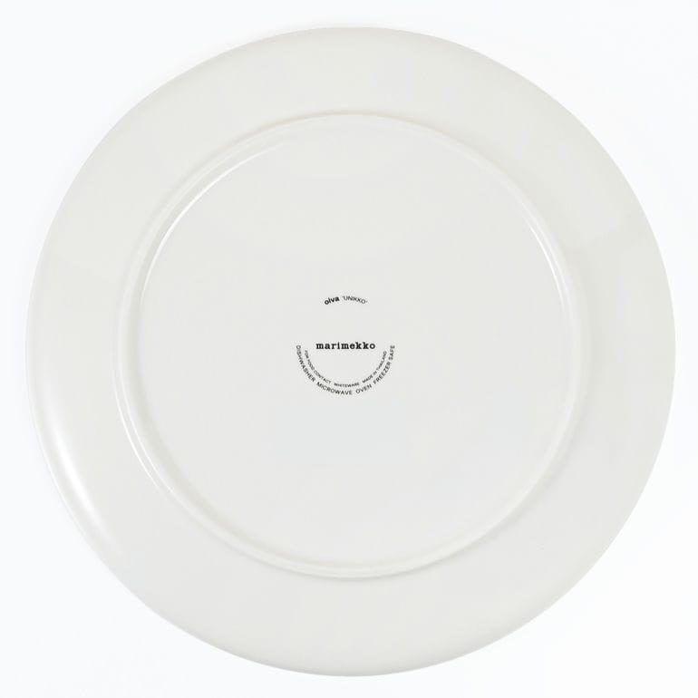 marimekko（マリメッコ） プレート 25cm ウニッコ クレイ ホワイト