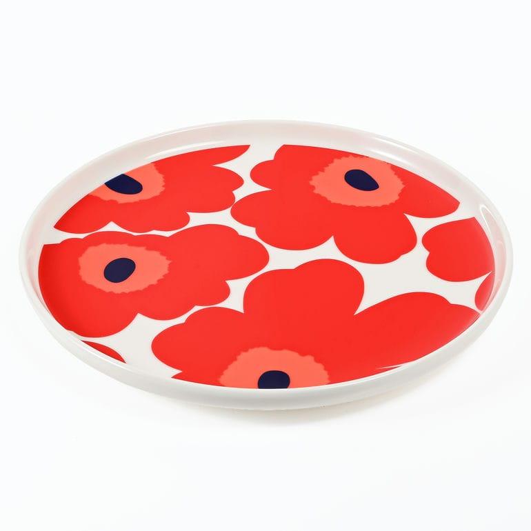 marimekko（マリメッコ） プレート 20cm ウニッコ ホワイト レッド