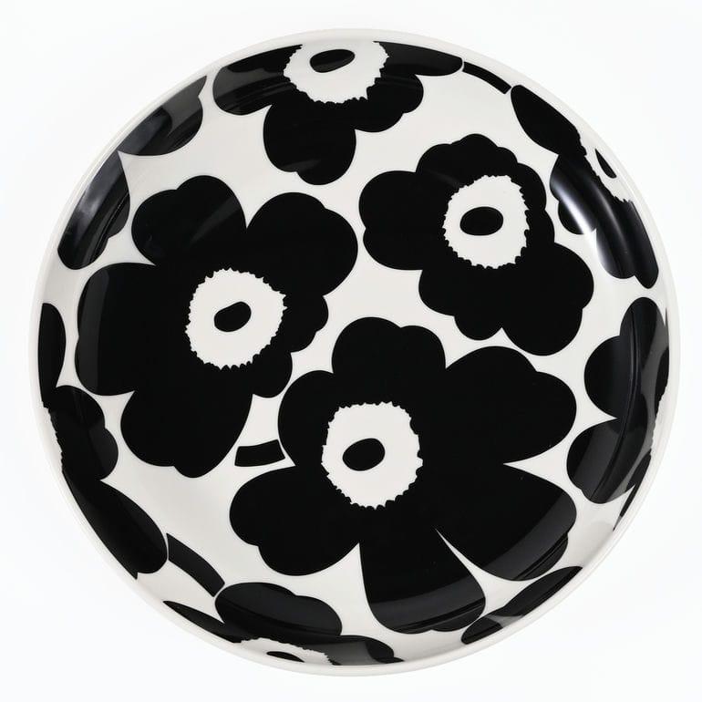 marimekko（マリメッコ） プレート 20.5cm ウニッコ ホワイト ブラック