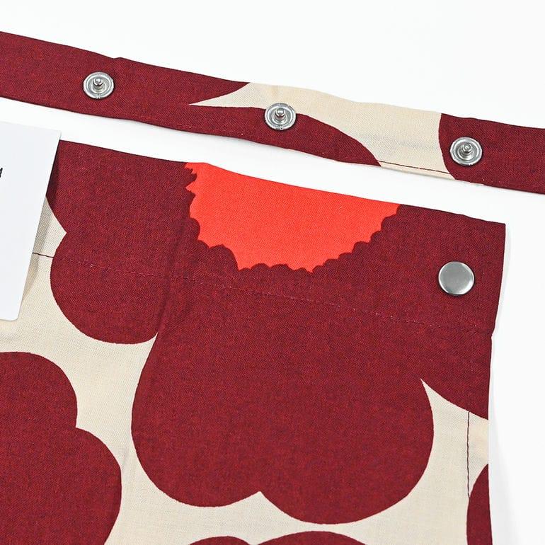 marimekko（マリメッコ） エプロン 2025冬新作 ウニッコ バーガンディ