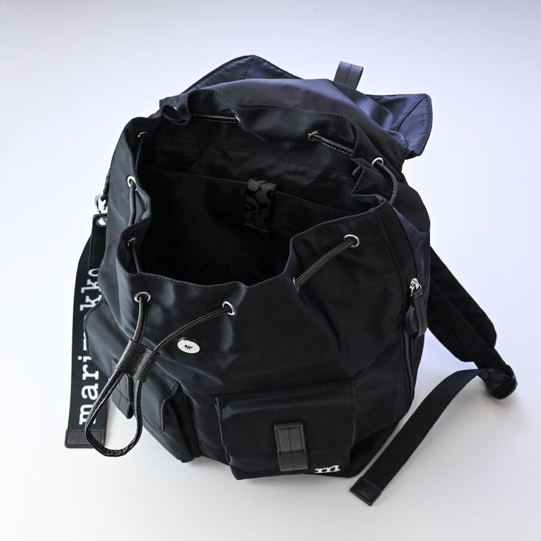マリメッコ バッグ リュック バックパック Everything Backpack L Solid ブラック 091198 009の画像