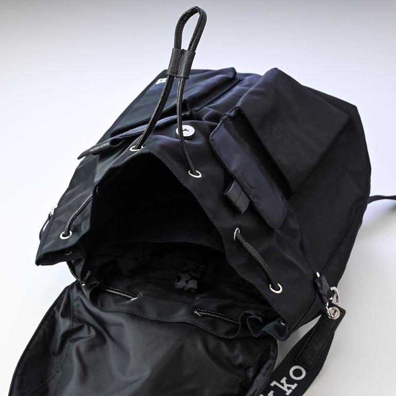 マリメッコ バッグ リュック バックパック Everything Backpack L Solid ブラック 091198 009の画像