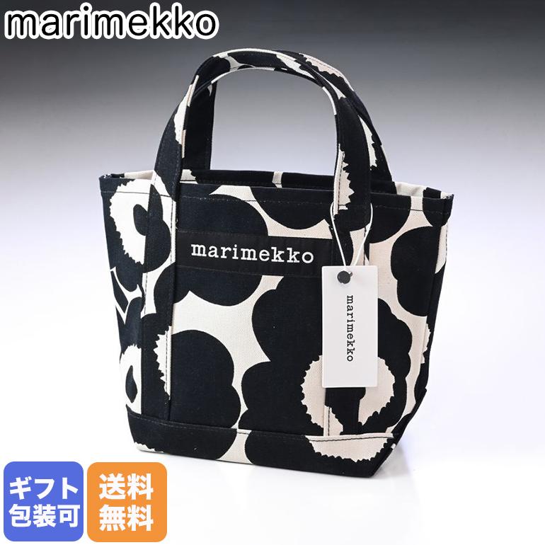 marimekkoマリメッコ　ピエニウニッコ　セイディミニトートバッグ　ブラック marimekko（マリメッコ） ミニトートバッグ 舟形 レディース Pieni