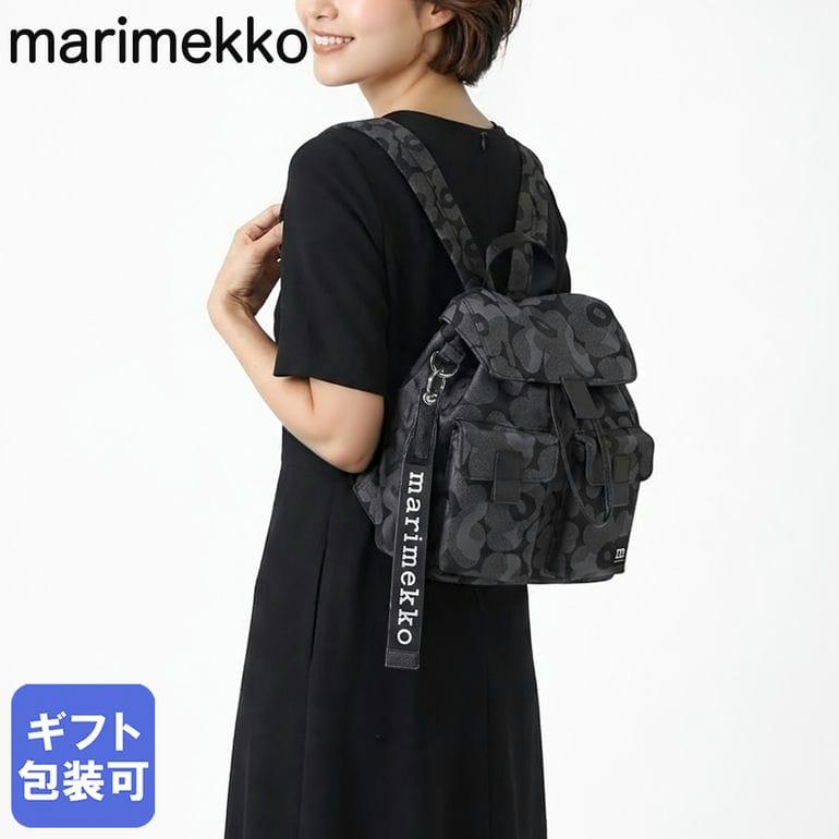 マリメッコ リュック(ブラック) marimekko（マリメッコ） リュック バッグ バックパック エブリシング