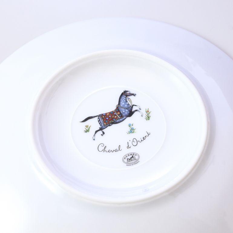 エルメス シュバルドリアン 東洋の馬 ORIENTAL HORSE ティーカップ\u0026ソーサー ペア No.4 230ml 9884P2の画像