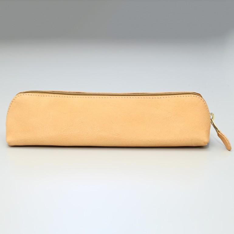 イルビゾンテ ペンケース バケッタレザー 本革 ナチュラル ヌメ 男女兼用