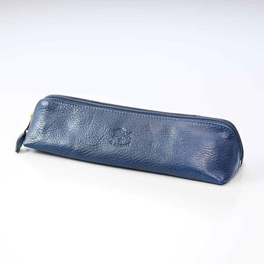 イルビゾンテ IL BISONTE ペンケース ネイビー IL BISONTE（イルビゾンテ） ペンケース ペン入れ 筆箱 メンズ