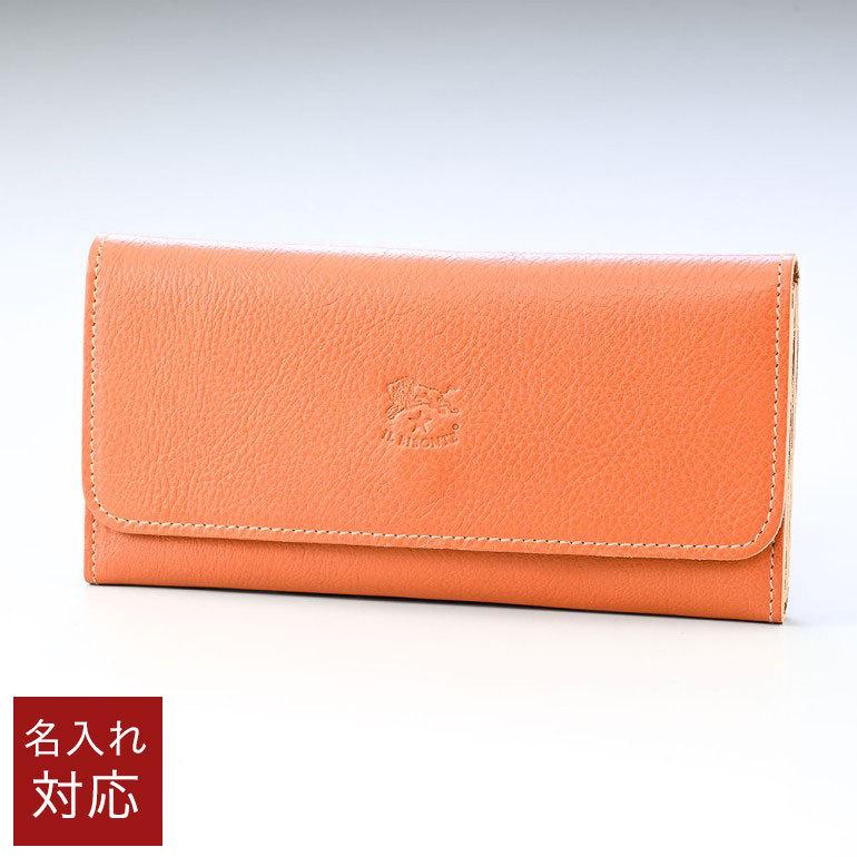 し*品様 早い者勝ち！！ イルビゾンテ お財布 新品未使用 キャラメル色 IL BISONTE（イルビゾンテ） 長財布 三つ折り キャメル ヤキヌメ
