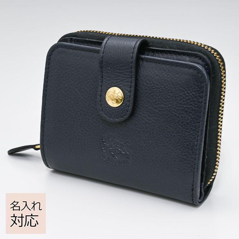 IL BISONTE イルビゾンテ 二つ折り財布 ラウンドファスナー 