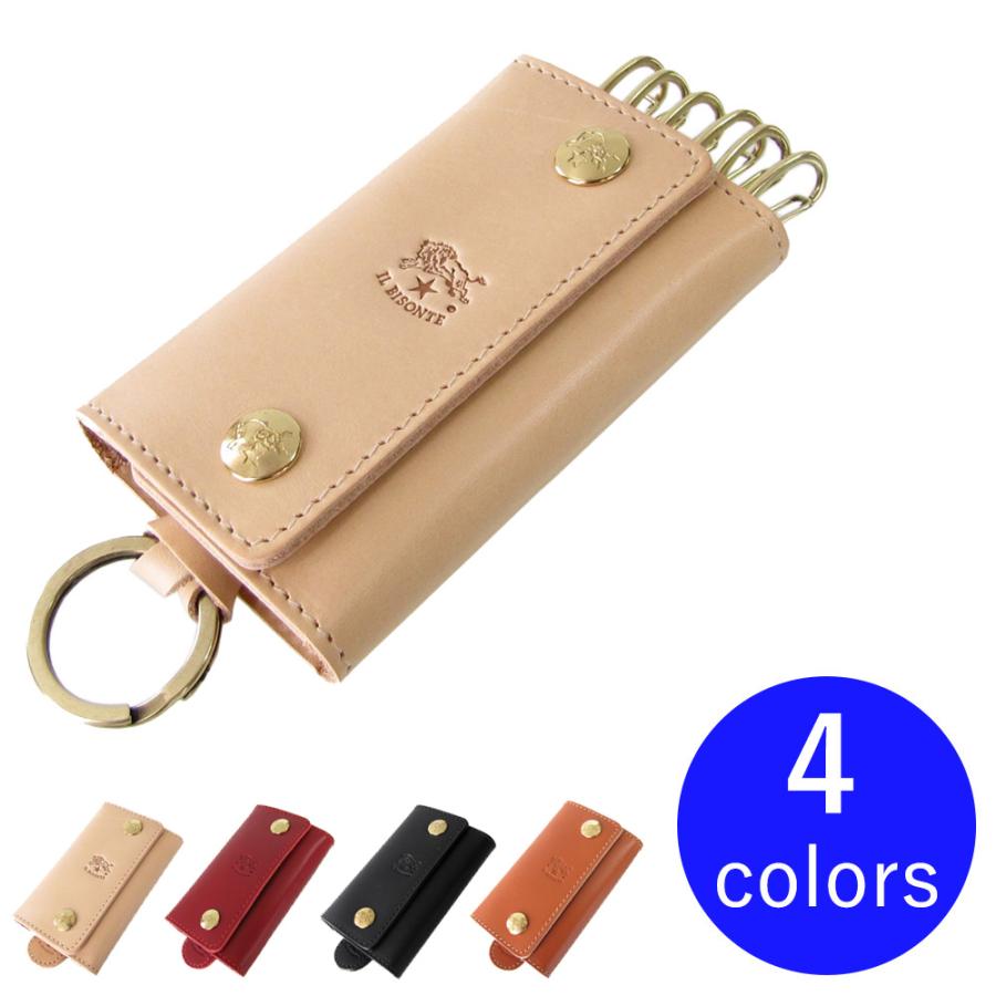 イルビゾンテ キーケース メンズ レディース バケッタレザー 全四色 C0966 名入れ可有料 訳ありセール