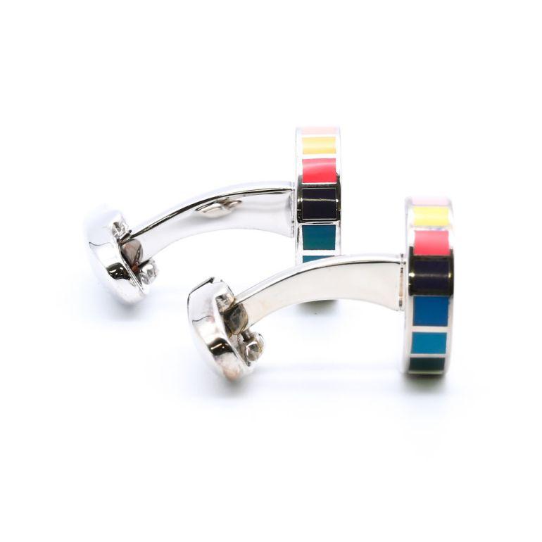 ポールスミス Paul Smith カフス メンズ カフリンクス カフスボタン マルチカラー ラウンド シルバー CUFF/ALOGO 96 ポールスミス Paul Smith カフス メンズ カフリンクス カフスボタン マルチカラー ラウンド シルバー CUFF/ALOGO 96
