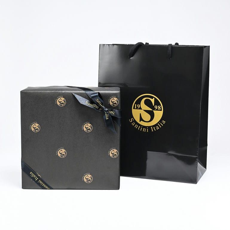 サンティーニ 万年筆 レオナルドダヴィンチ ブラック×ゴールド×マルチ