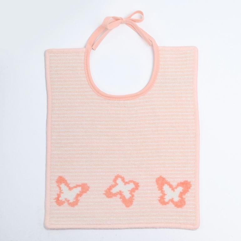 feiler（フェイラー） スタイ よだれかけ ビブ 30cm×25cm リボン結び