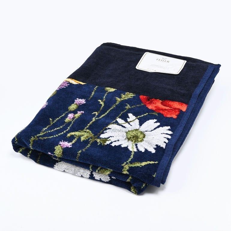 フェイラー バスタオル 150cm×75cm Daisy Field Blue デイジー フィールド ブルーの画像
