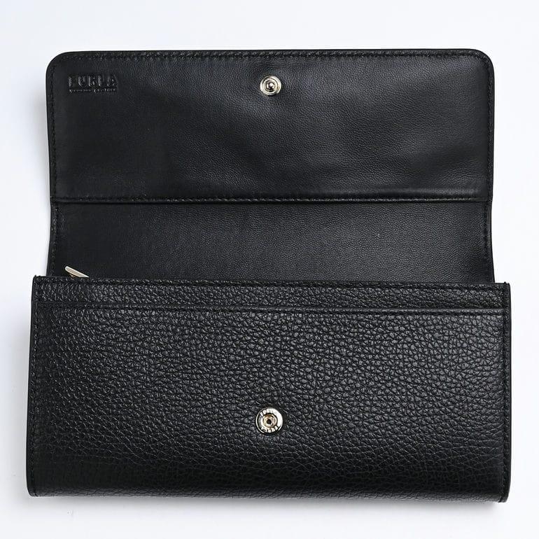 FURLA（フルラ） 長財布 カメリア レディース コンチネンタル ブラック
