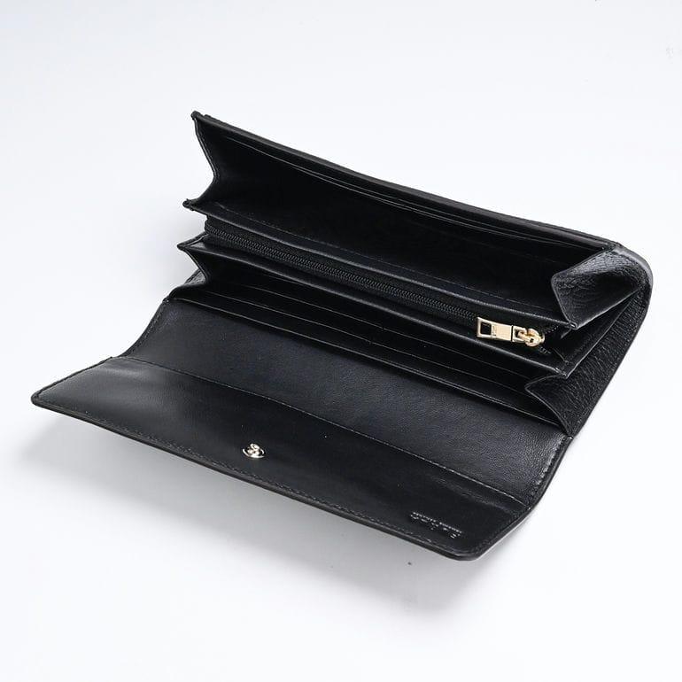 FURLA（フルラ） 長財布 カメリア レディース コンチネンタル ブラック