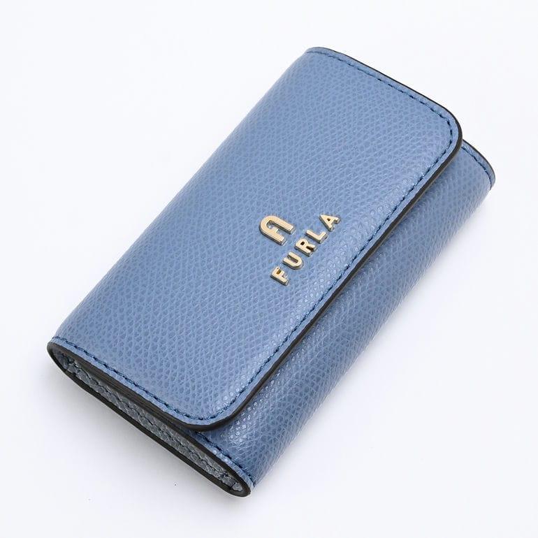 FURLA（フルラ） キーケース カメリア レディース ブルーグレー系