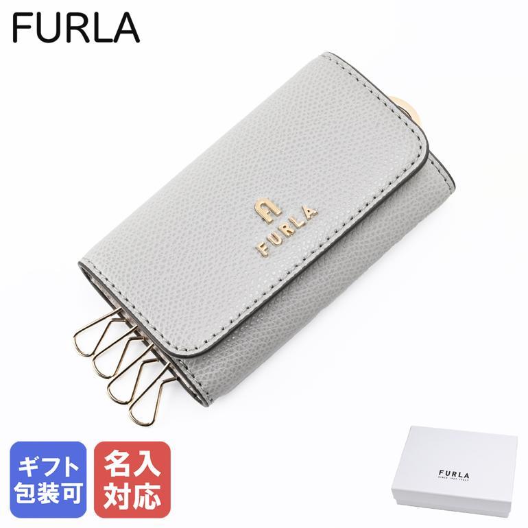 【新品 未使用】FURLA CAMELIA 4連キーケース ライトグレー FURLA（フルラ） キーケース CAMELIA カメリア レディース ライト