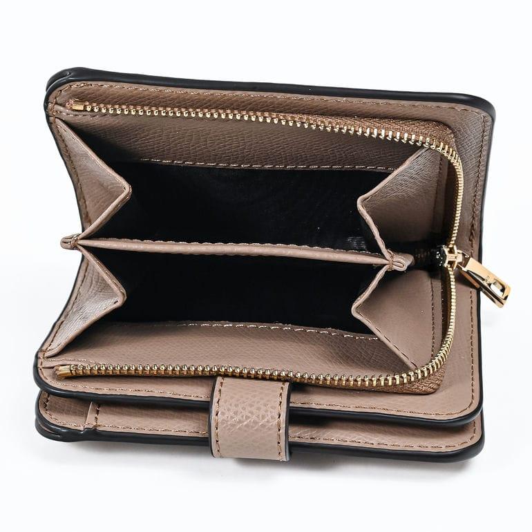 FURLA フルラ カメリア 二つ折り財布 小銭入れ付き グレージュ系 レザー FURLA（フルラ） 二つ折り財布 小銭入れ付き CAMELIA カメリア Sサイズ