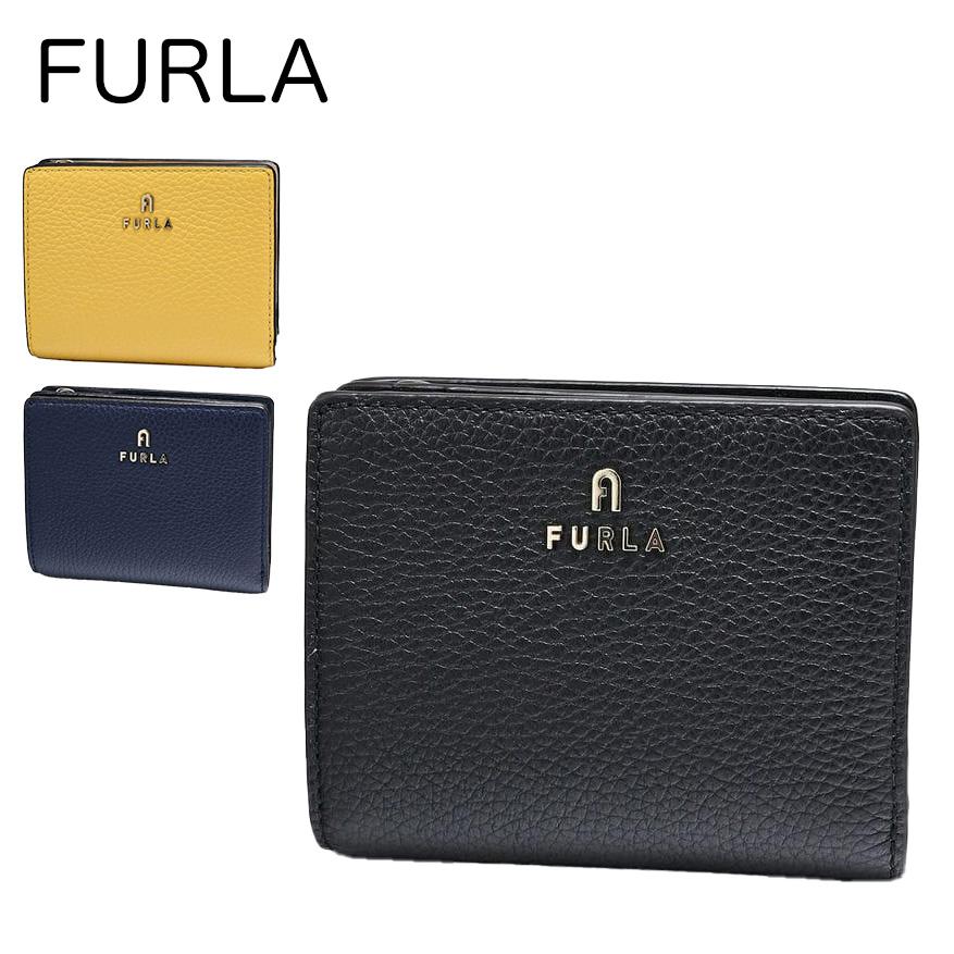 【新品未使用】FURLA 二つ折り財布 カメリア コンパクト ウォレット FURLA（フルラ） Furla Camelia コンパクト財布 S LAGUNA ライトブルー