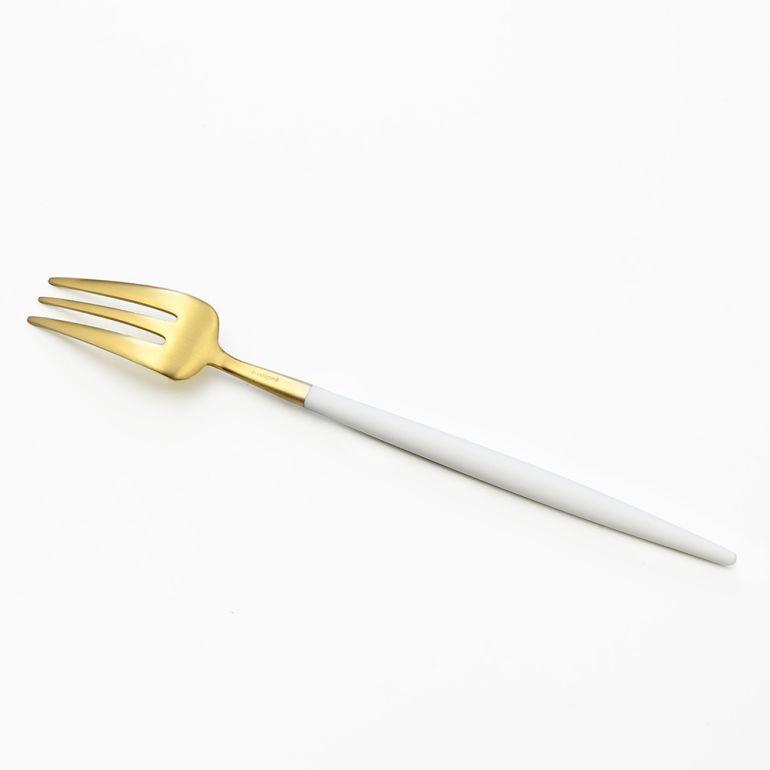 Cutipol（クチポール） GOA ゴア ホワイト×ゴールド ケーキフォーク