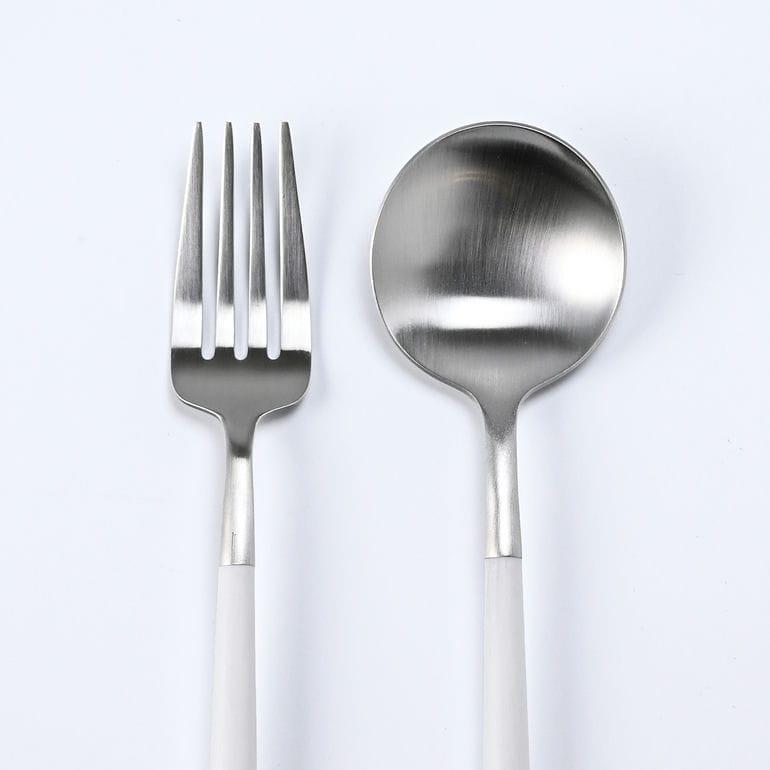 Cutipol クチポール GOA ゴア シルバー×ホワイト 6点セット 6本