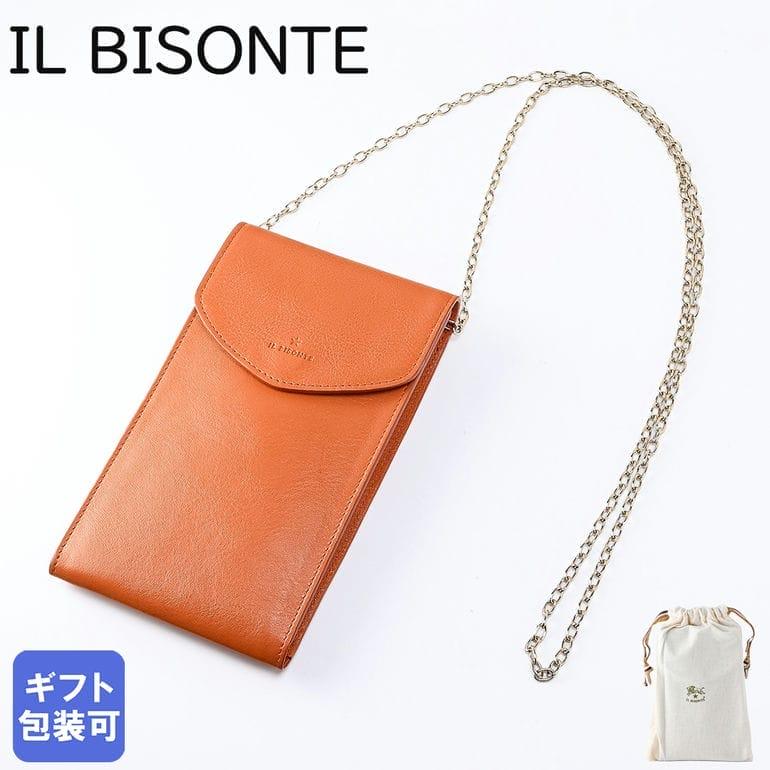 イルビゾンテ スマホショルダーバッグ IL BISONTE（イルビゾンテ） スマホショルダーバッグ レディース