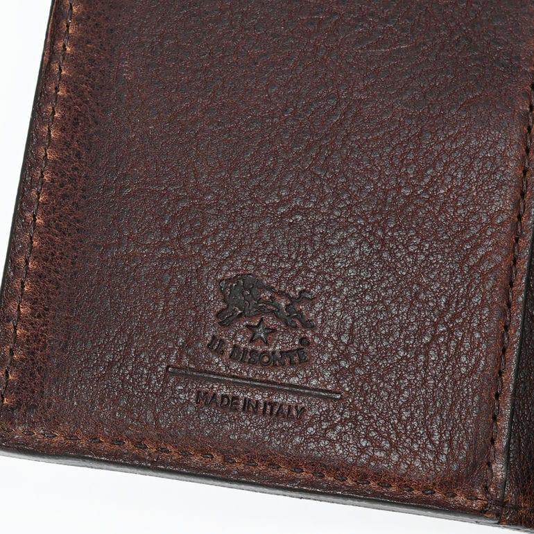IL BISONTE（イルビゾンテ） 三つ折り財布 小銭入れ付き メンズ