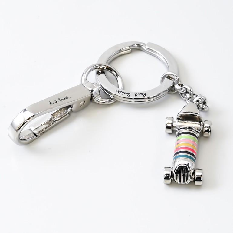 Paul Smith ポールスミス キーリング キーホルダー マルチストライプ ミニカー シルバー KEYR ASCAR 96  Alevel(エイレベル)Yahoo!店 通販 Yahoo!ショッピング