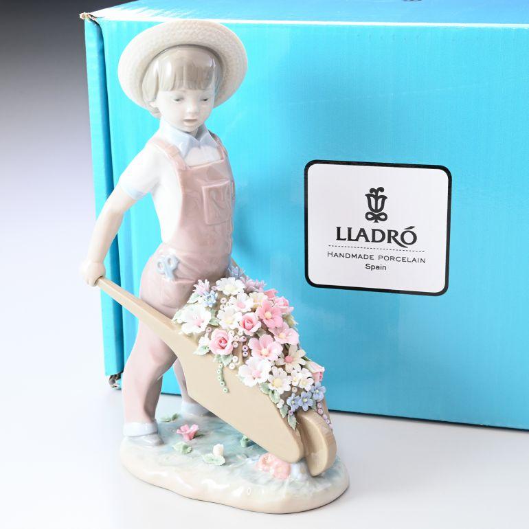 LLADRO リヤドロ 花車 フィギュア 人形 男の子 リアドロ LLADRO リヤドロ 花車 フィギュア 人形 男の子 リアドロ