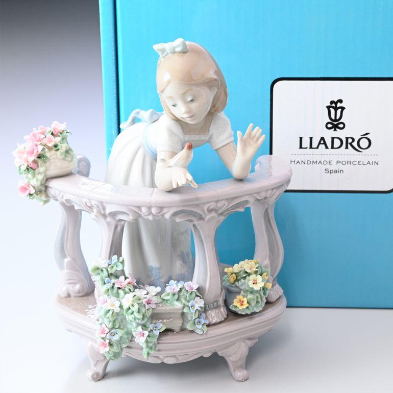 LLADRO リヤドロ バルコニーの朝 フィギュア 人形 女性 女の子 LLADRO リヤドロ バルコニーの朝 フィギュア 人形 女性 女の子