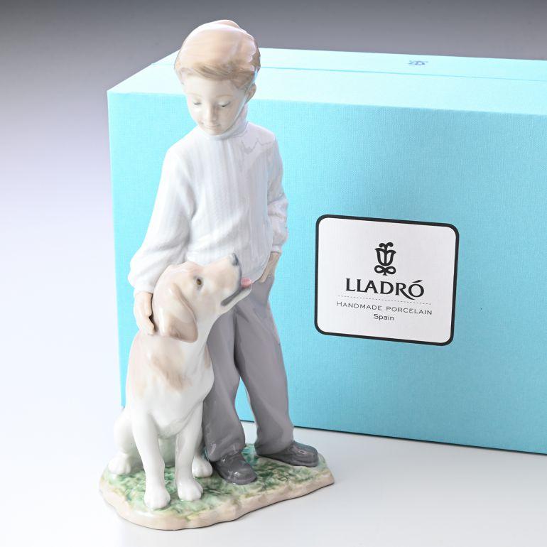 LLADRO リヤドロ 僕の親友 フィギュア 人形 男の子 犬 リアドロ LLADRO リヤドロ 僕の親友 フィギュア 人形 男の子 犬 リアドロ